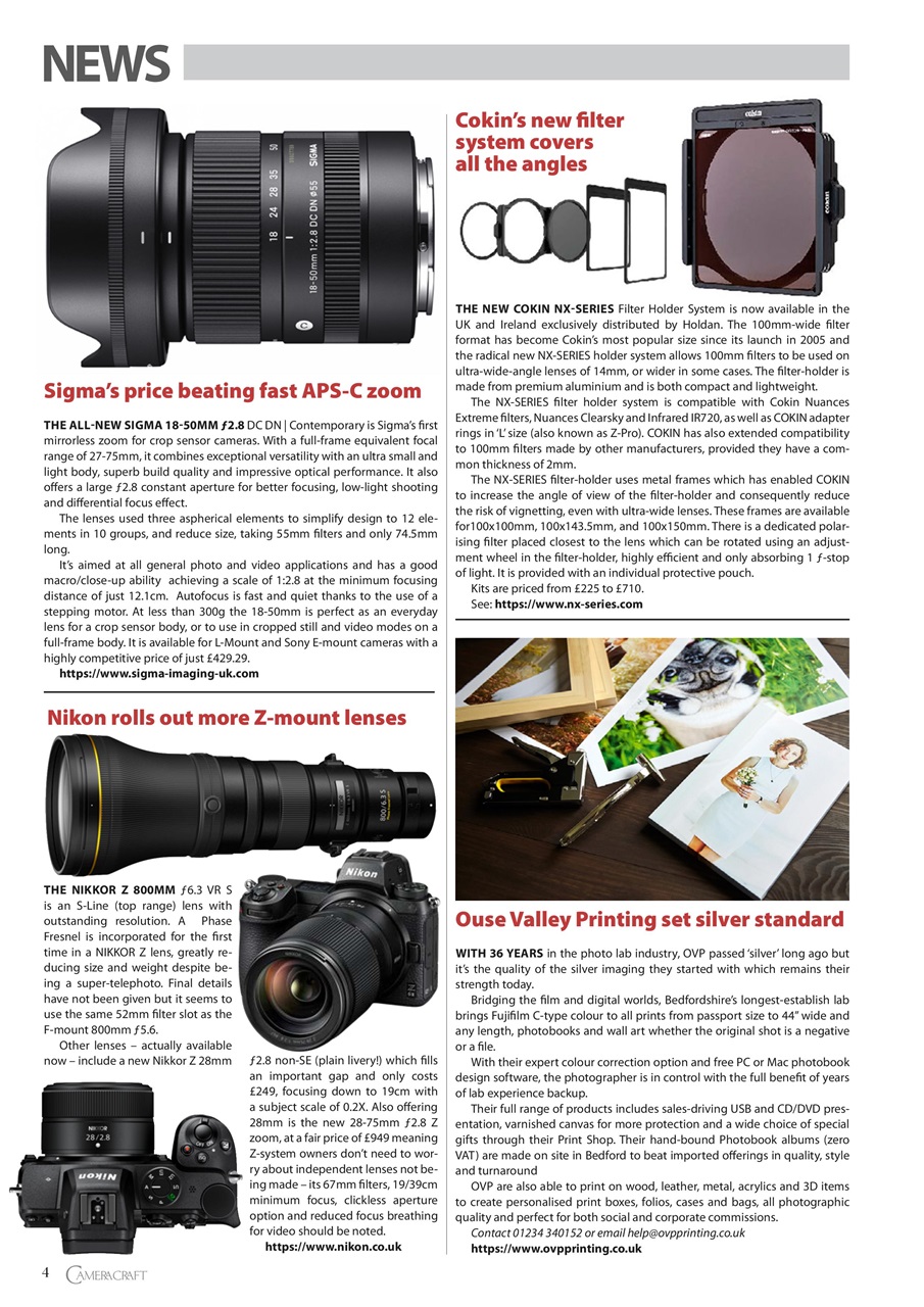 f2 Cameracraft Preview Pages