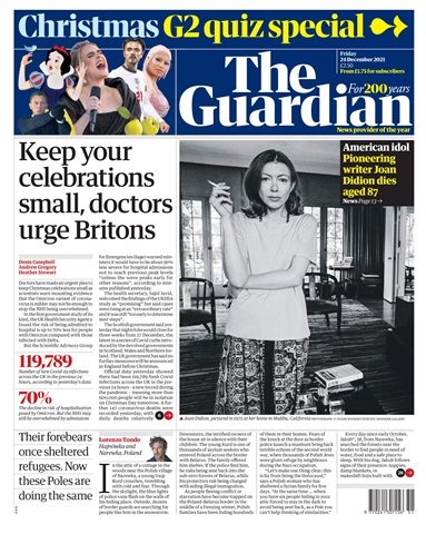 The Guardian Newspaper issue Friday, December 24, 2021