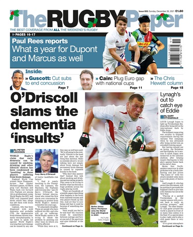 The Rugby Paper issue 26 Dec 2021
