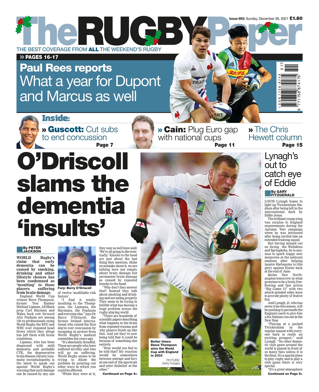 The Rugby Paper Preview Pages