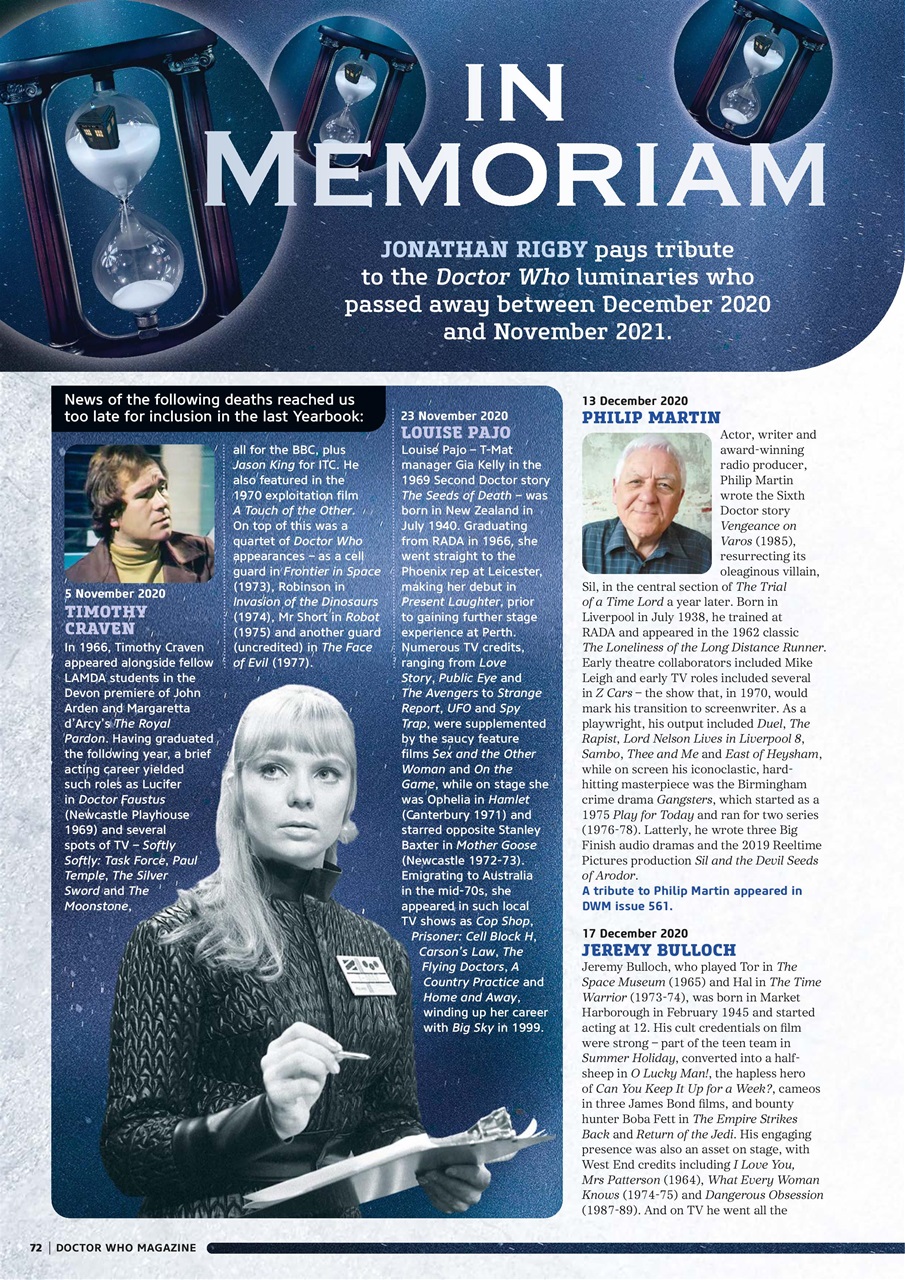 Doctor Who Magazine Preview Pages
