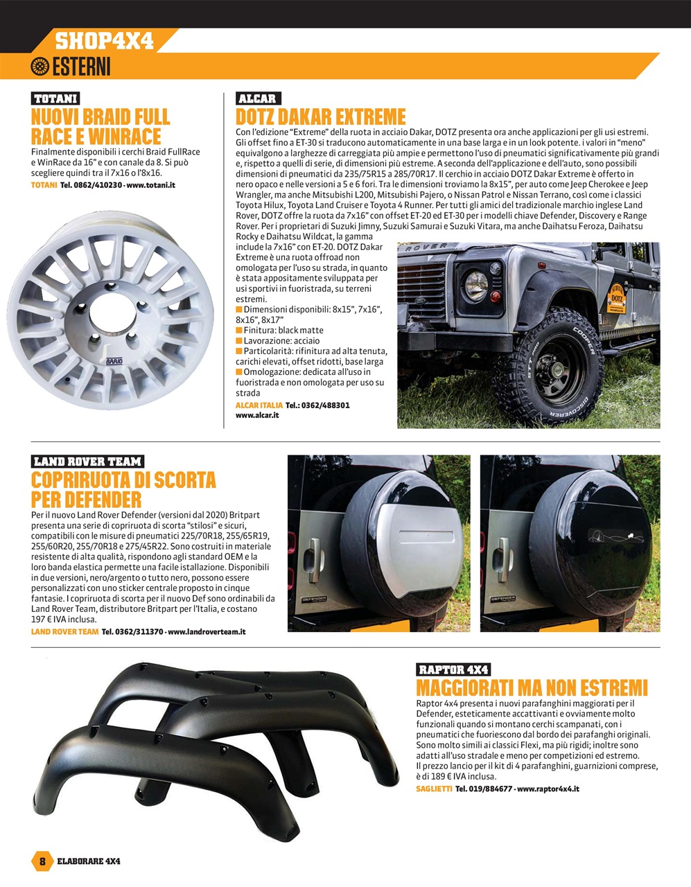 Elaborare 4x4 Preview Pages