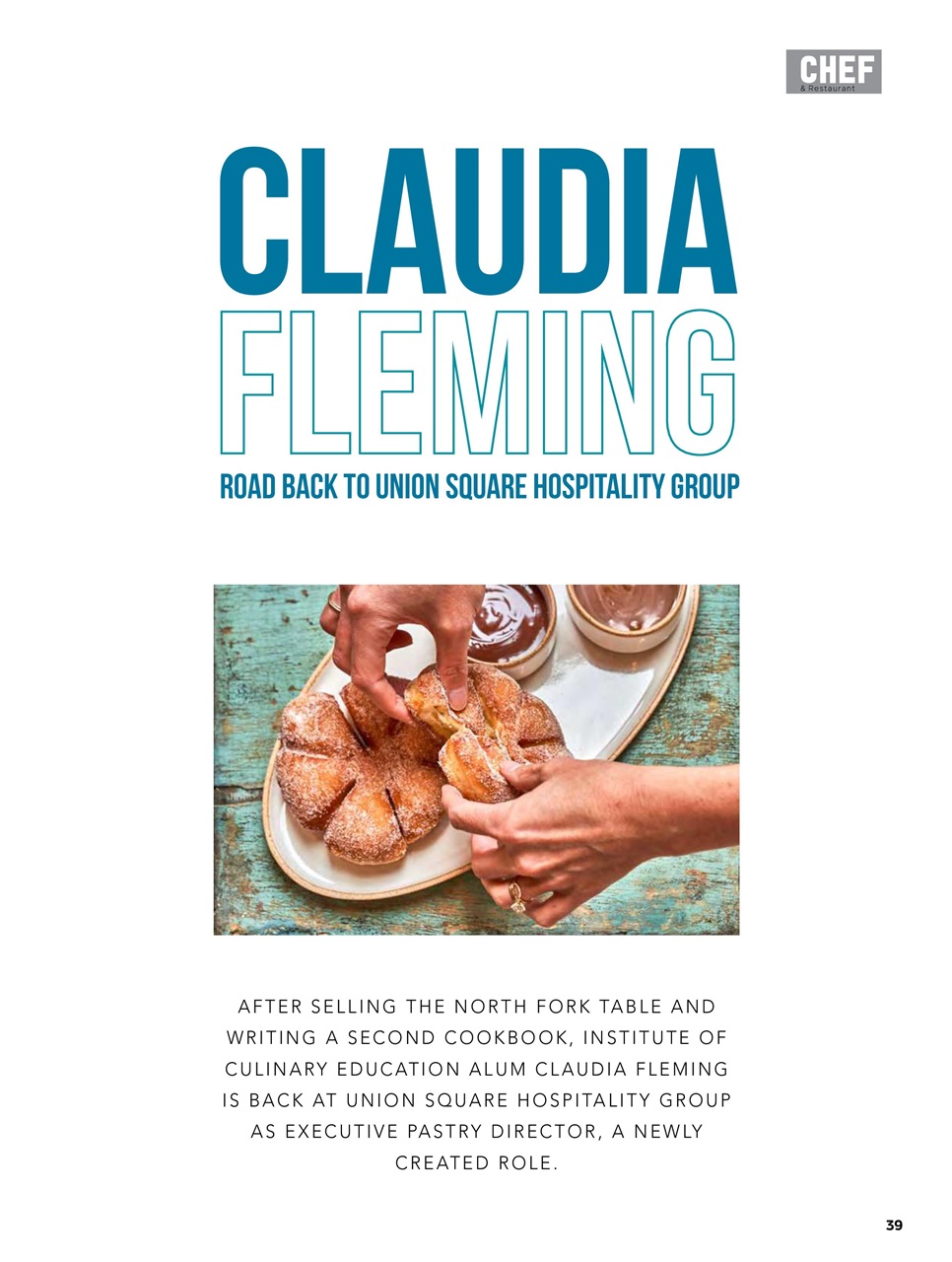 Chef & Restaurant USA Magazine Preview Pages