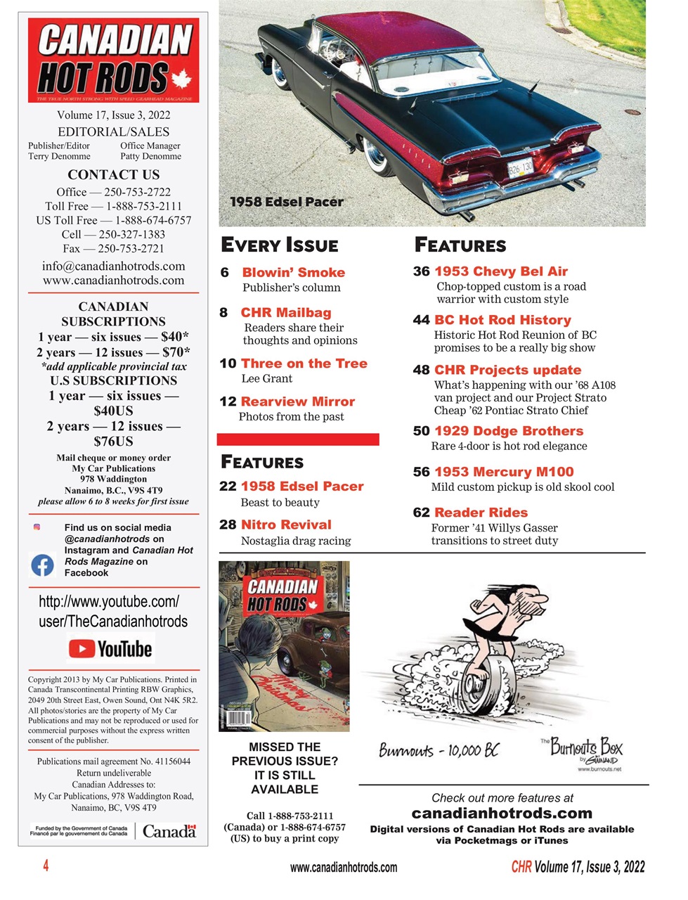 Canadian Hot Rods Preview Pages