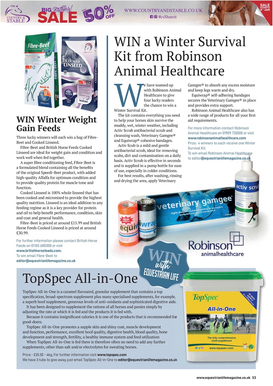 Equestrian Life Magazine Preview Pages