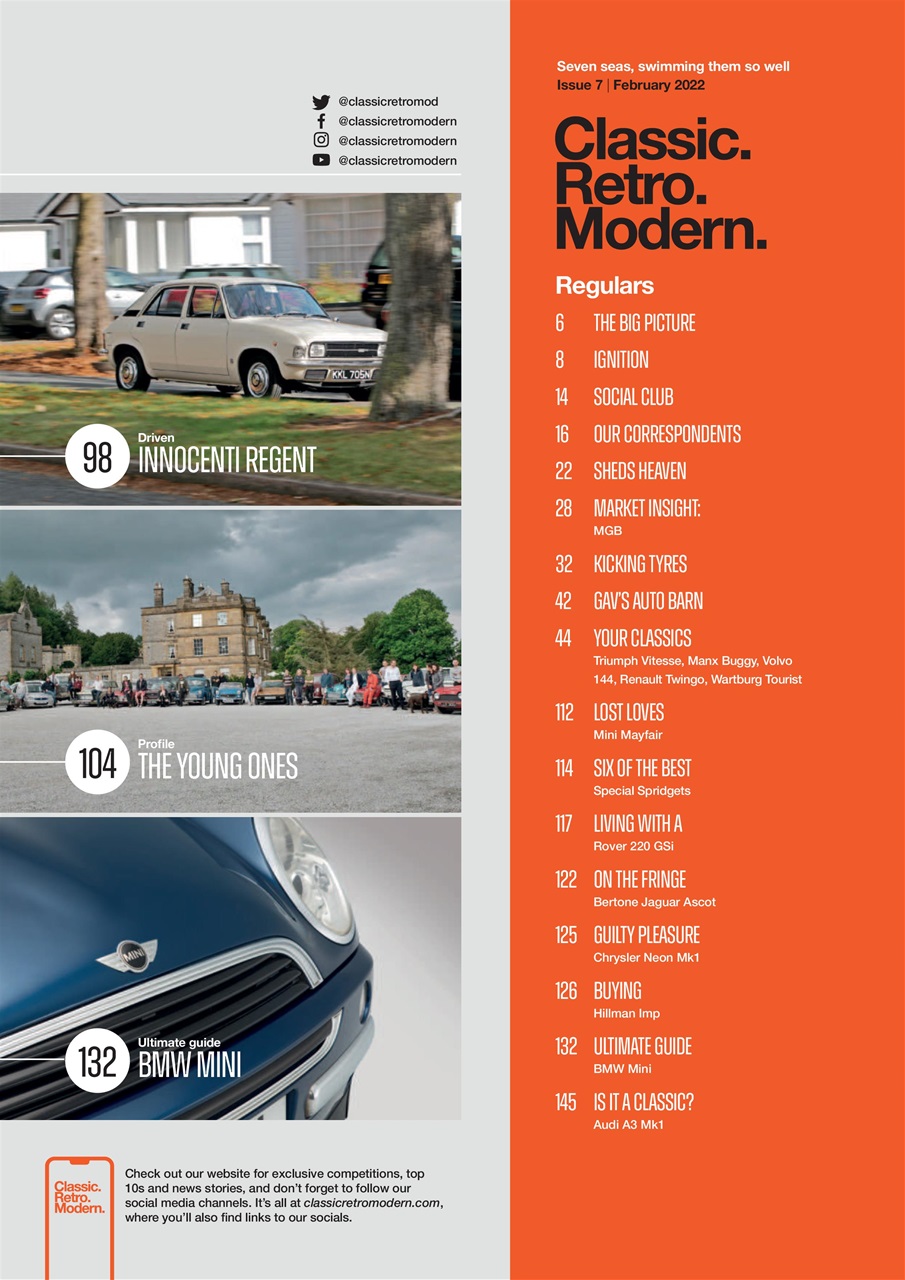 Classic Retro Modern Magazine Preview Pages