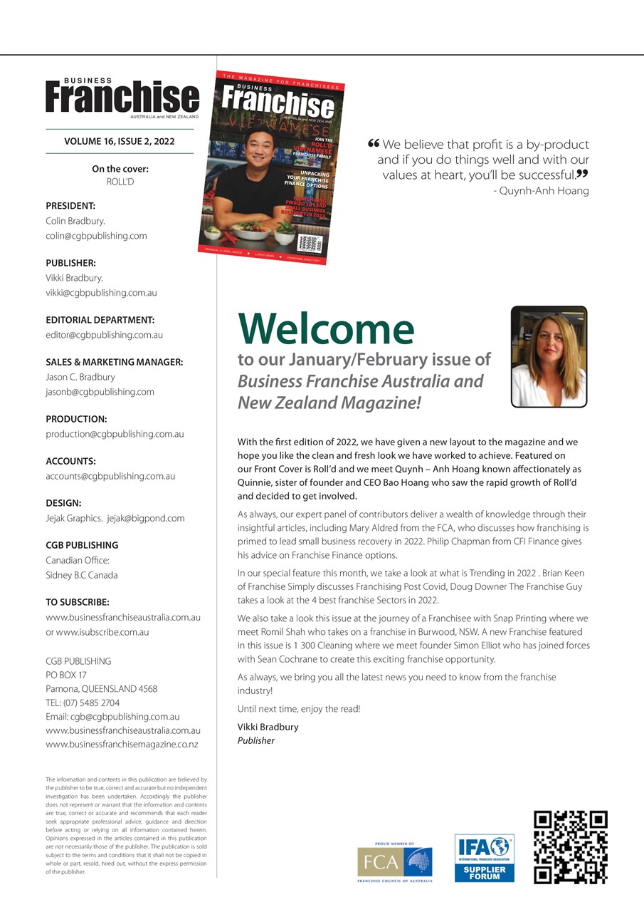 Business Franchise Australia&NZ Preview Pages