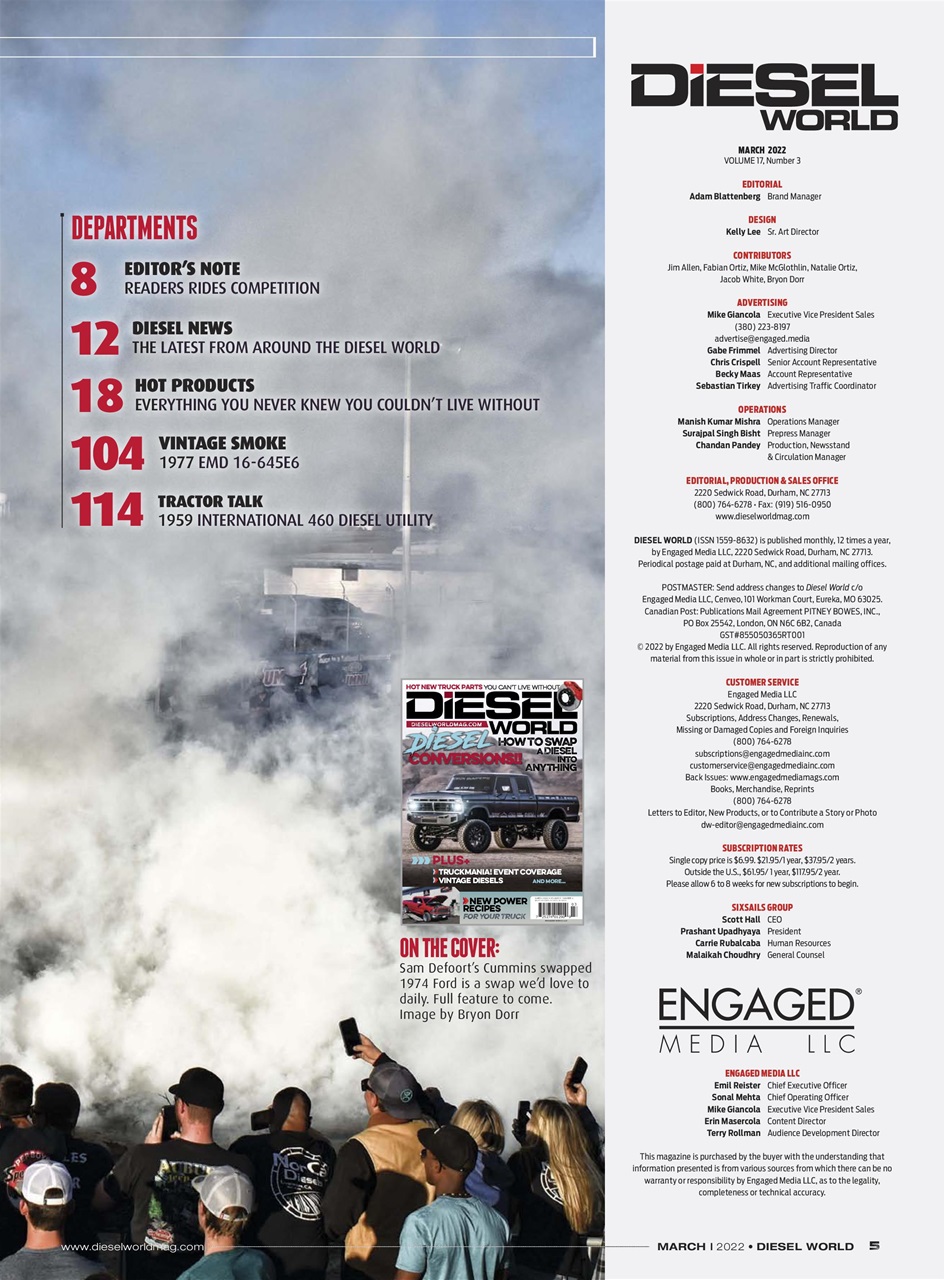 Diesel World Preview Pages