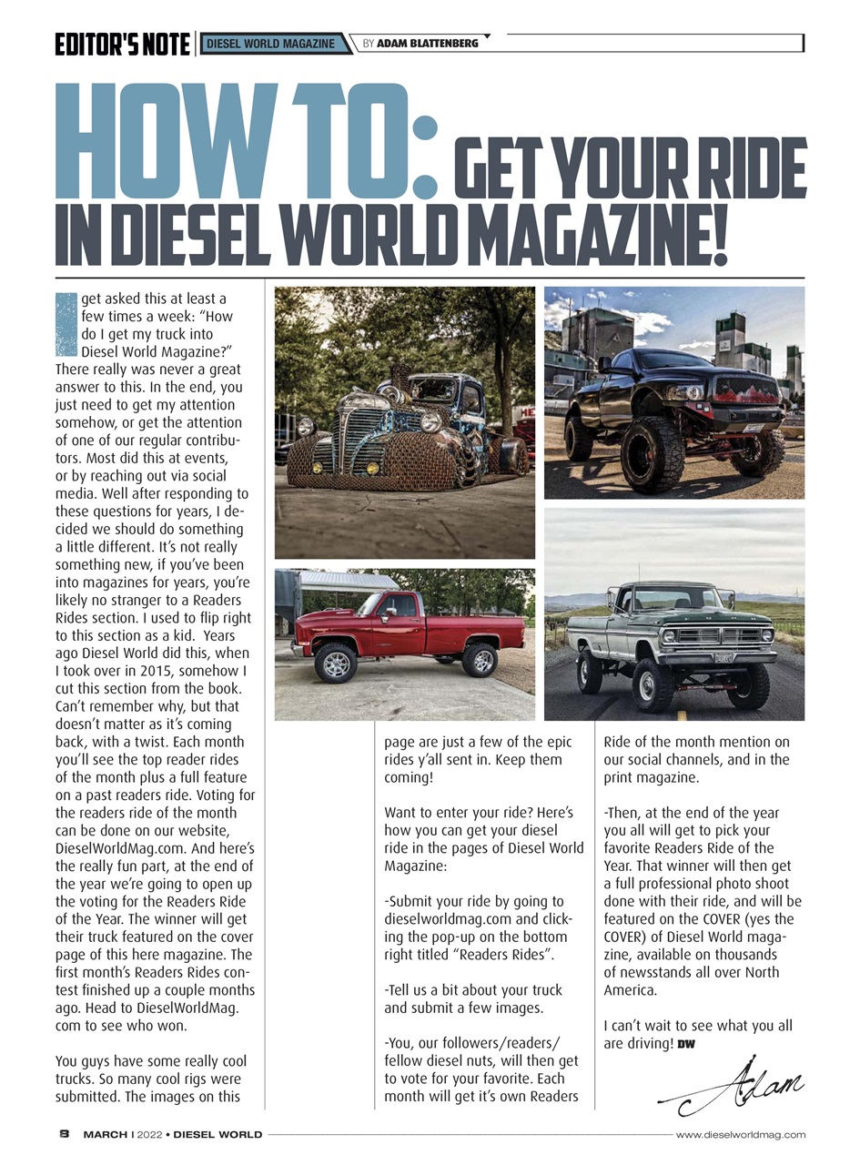 Diesel World Preview Pages