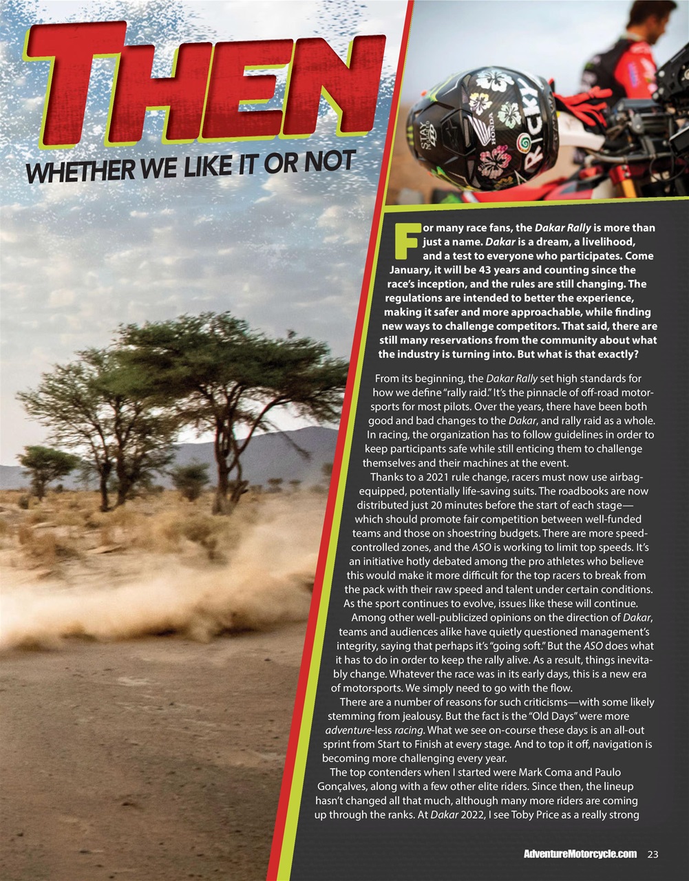 Adventure Motorcycle Preview Pages