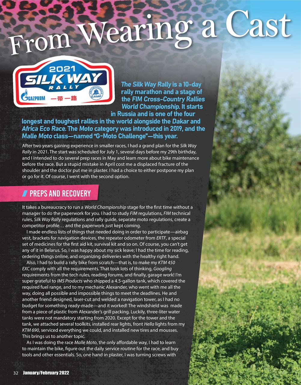 Adventure Motorcycle Preview Pages