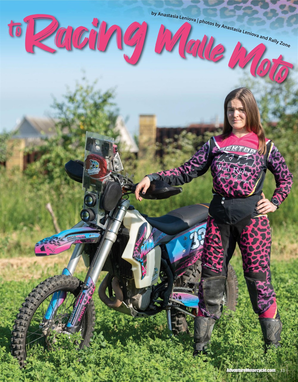 Adventure Motorcycle Preview Pages