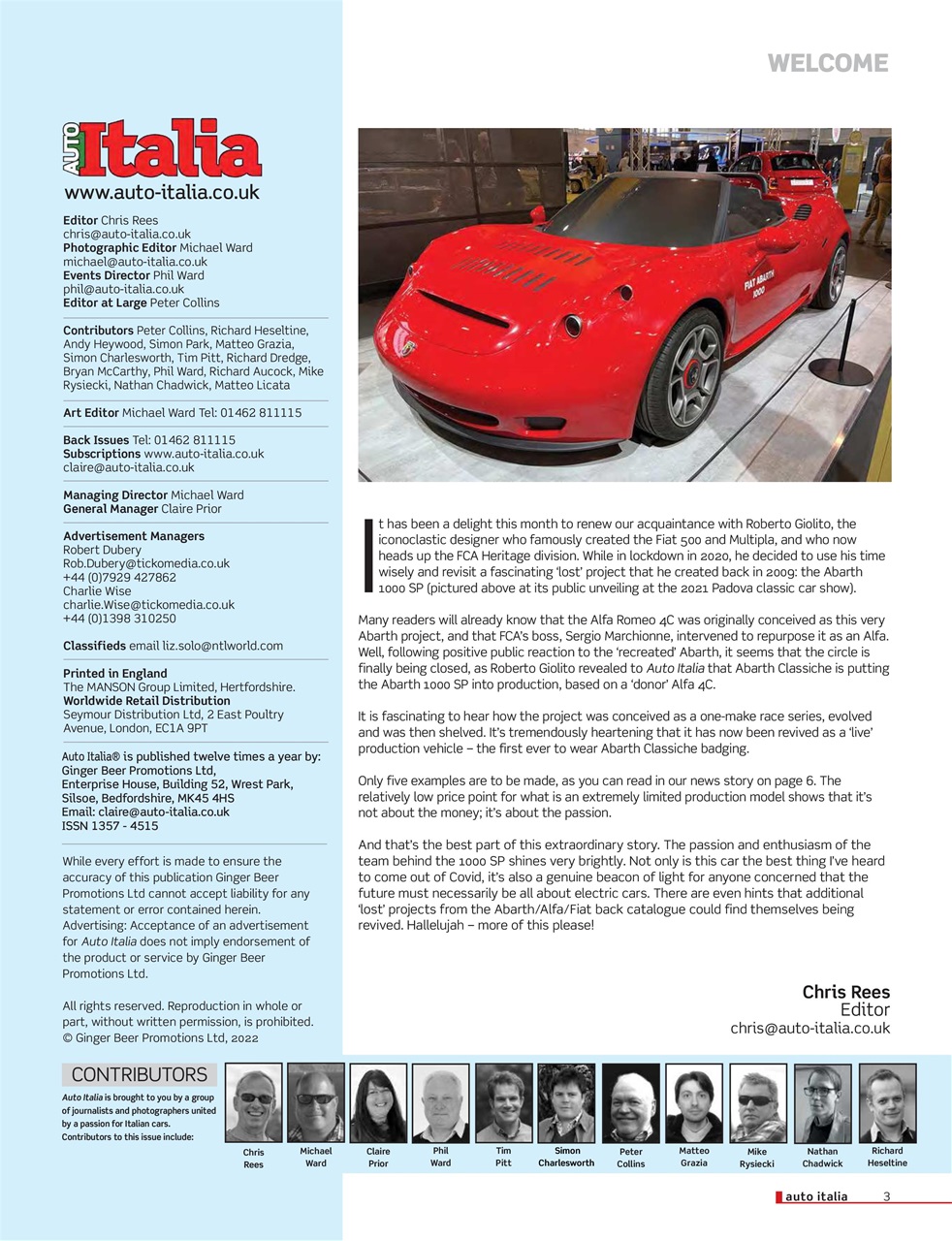 AutoItalia Magazine Preview Pages
