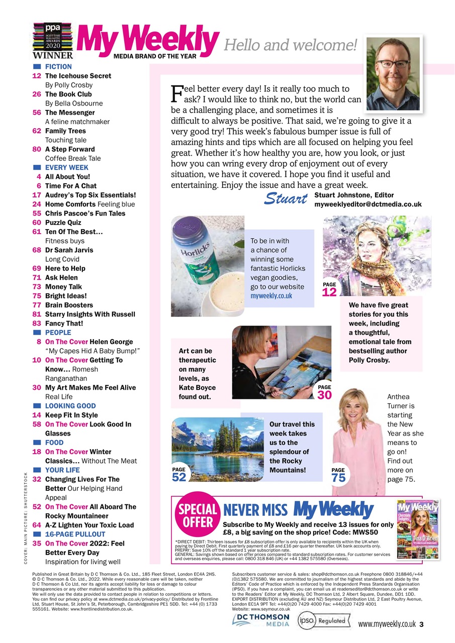 My Weekly Preview Pages