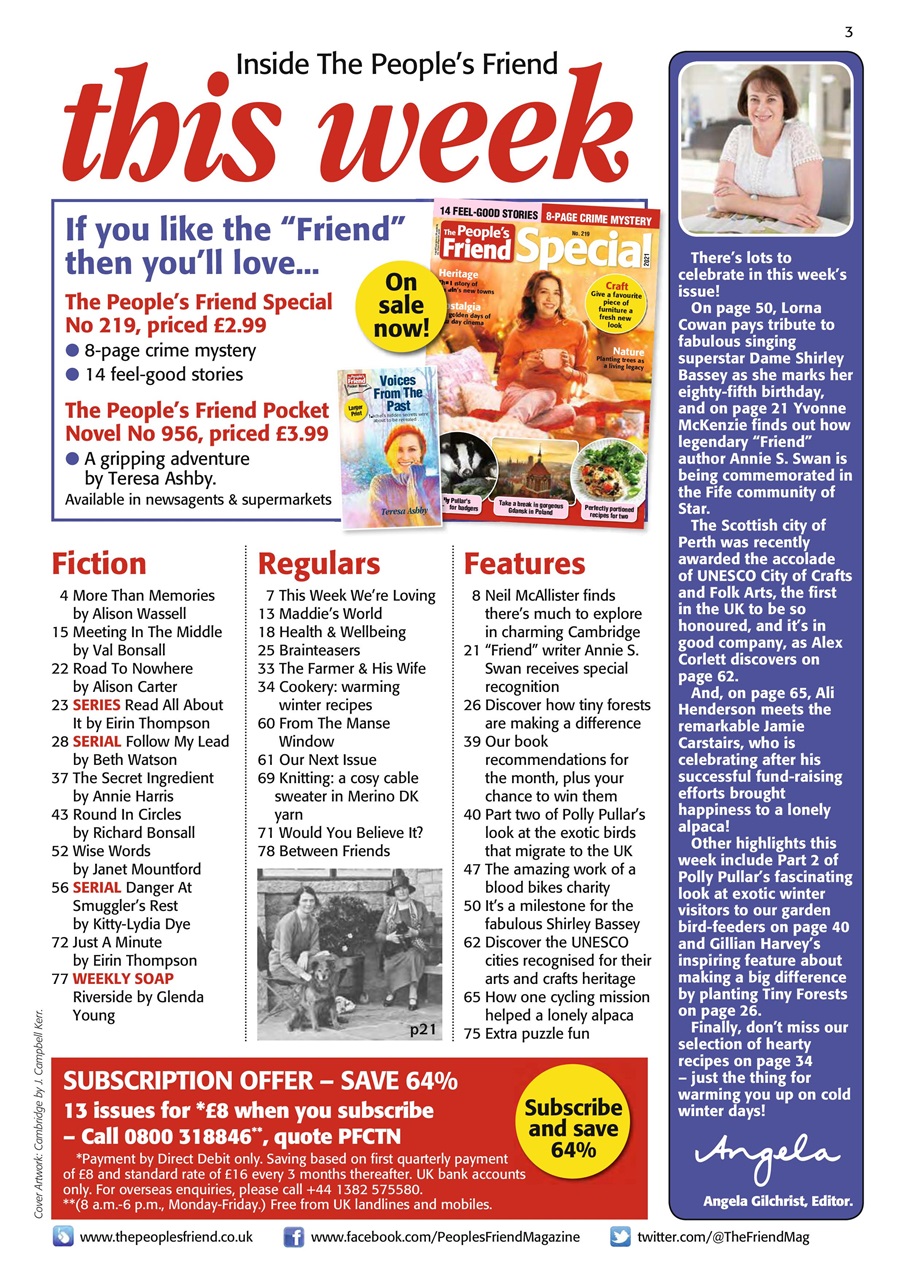 The People’s Friend Preview Pages