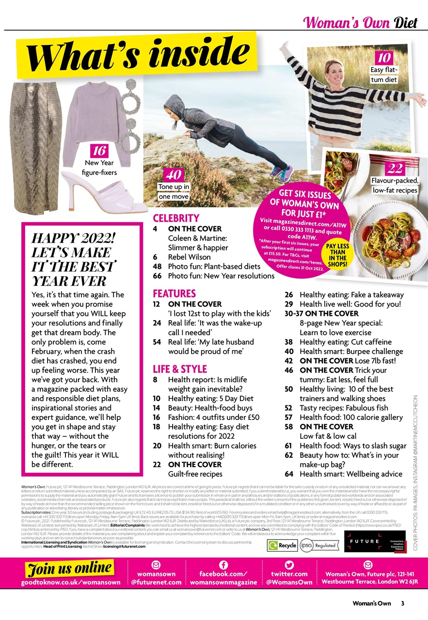 Woman's Own Lifestyle Special Preview Pages