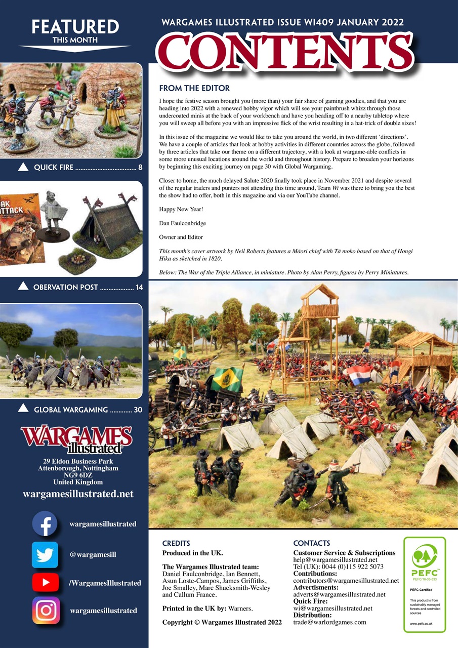 Wargames Illustrated Preview Pages