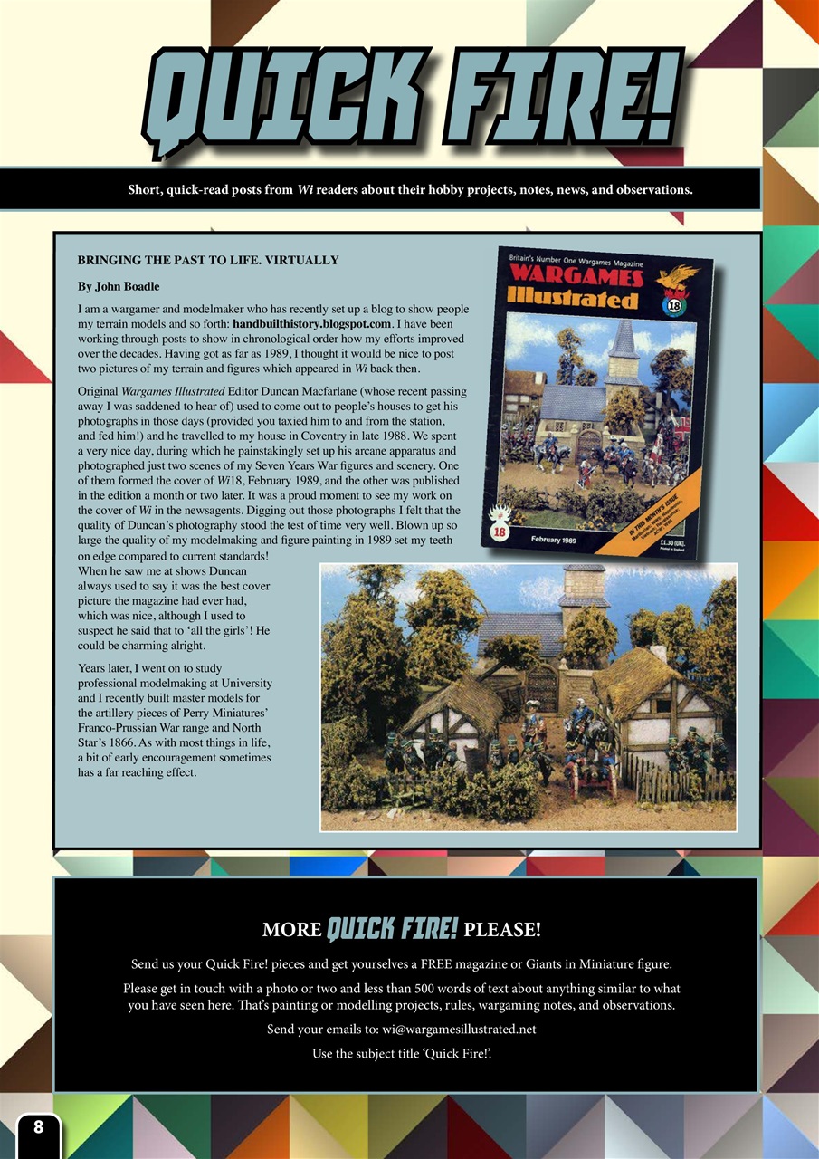 Wargames Illustrated Preview Pages
