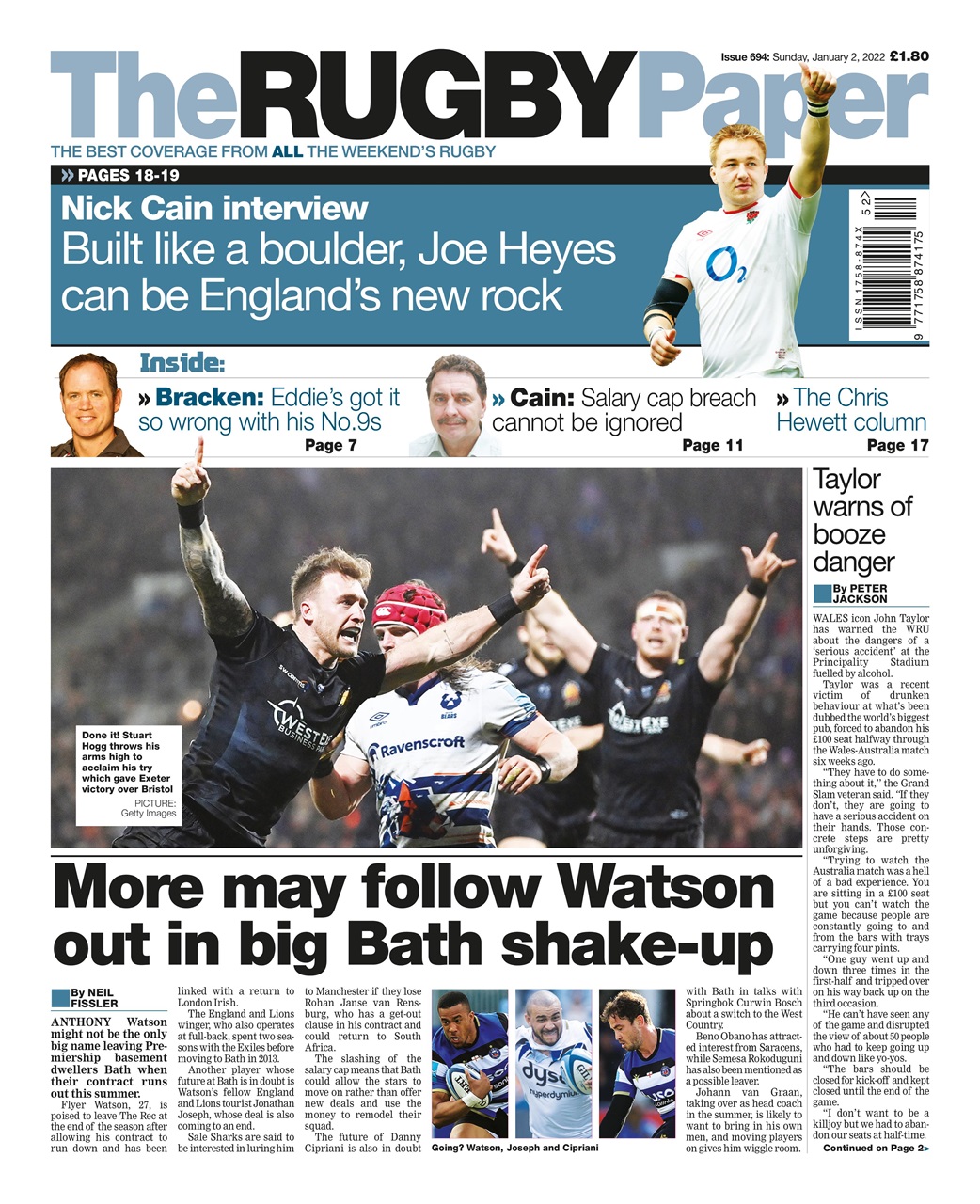 The Rugby Paper Preview Pages