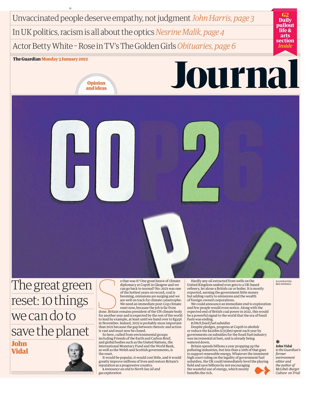 The Guardian Newspaper Preview Pages