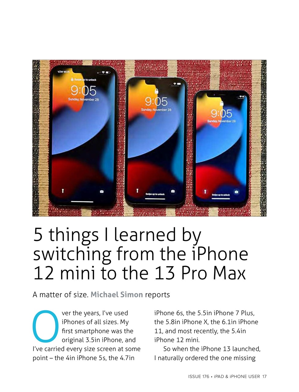 iPad and iPhone User Preview Pages