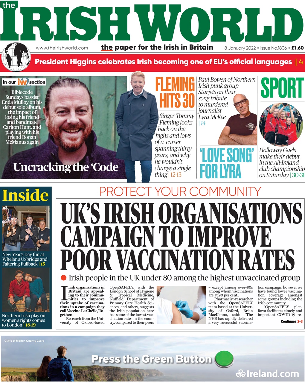 Irish World Preview Pages