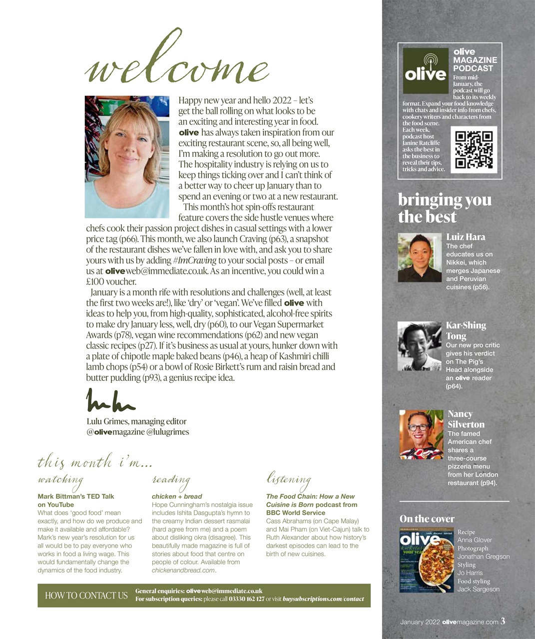 Olive Magazine Preview Pages