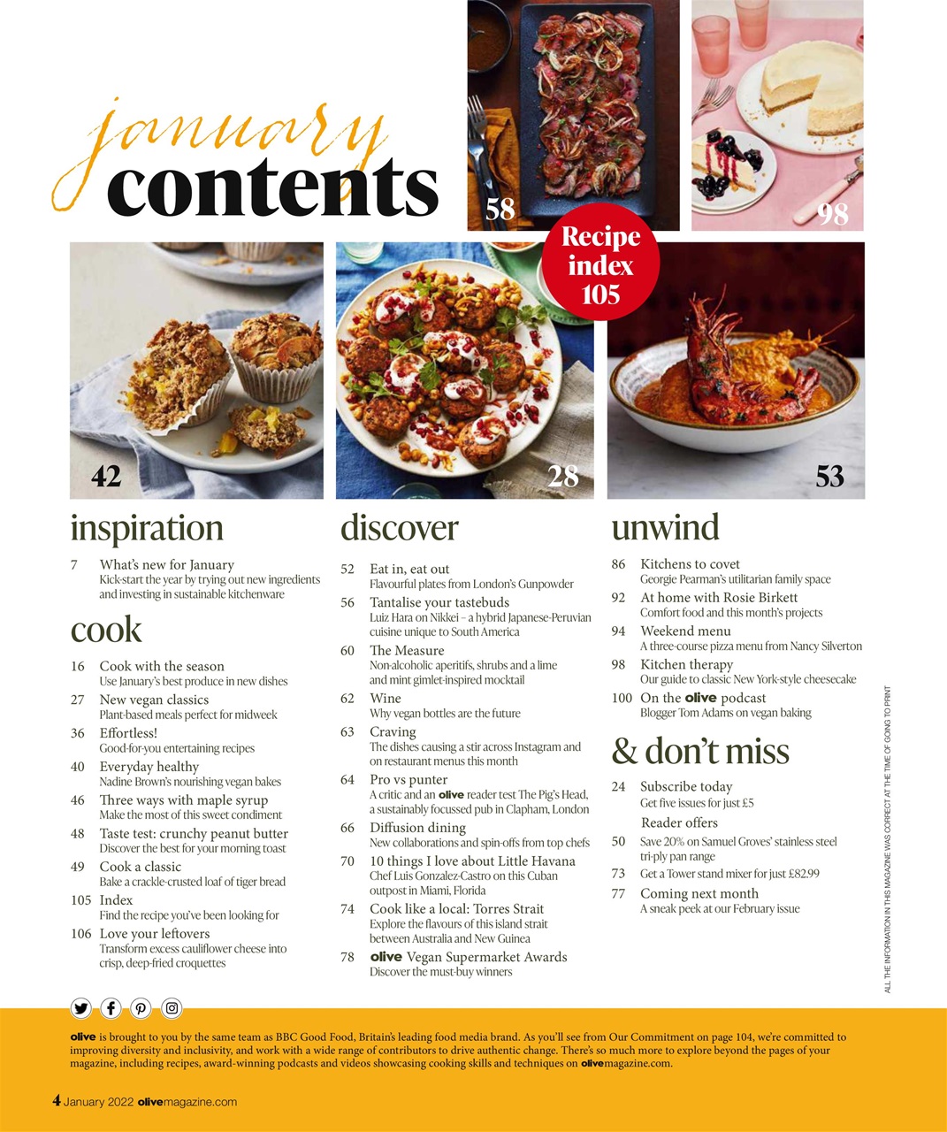 Olive Magazine Preview Pages