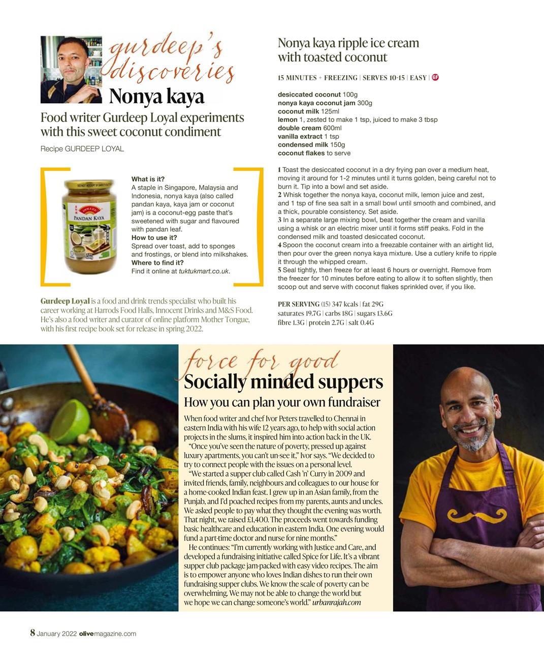 Olive Magazine Preview Pages