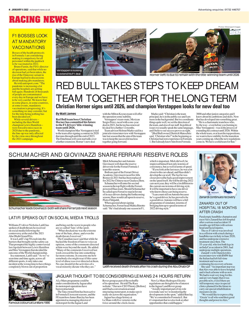 Motorsport News Preview Pages