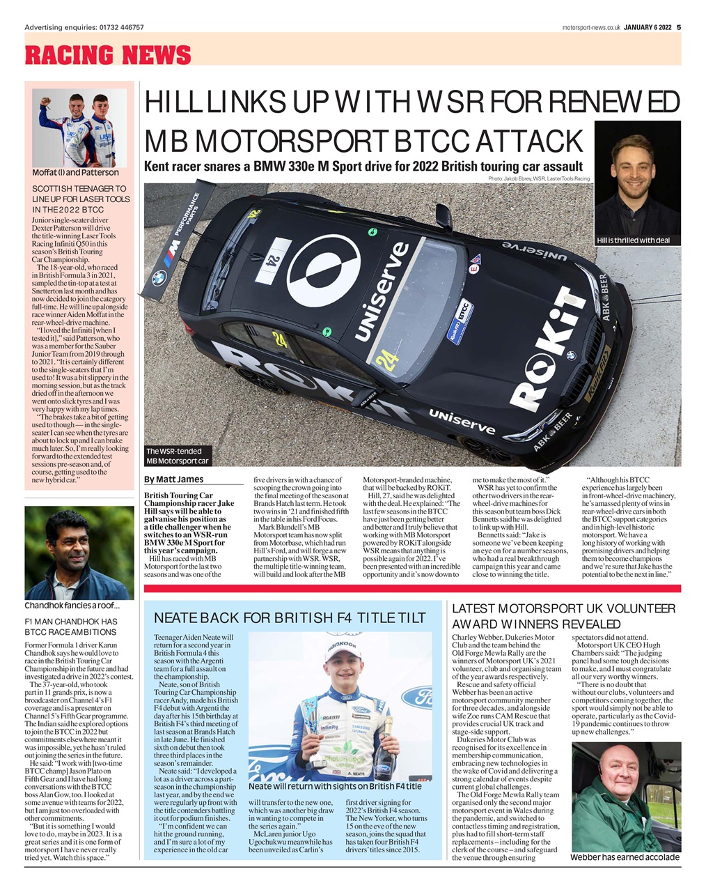 Motorsport News Preview Pages