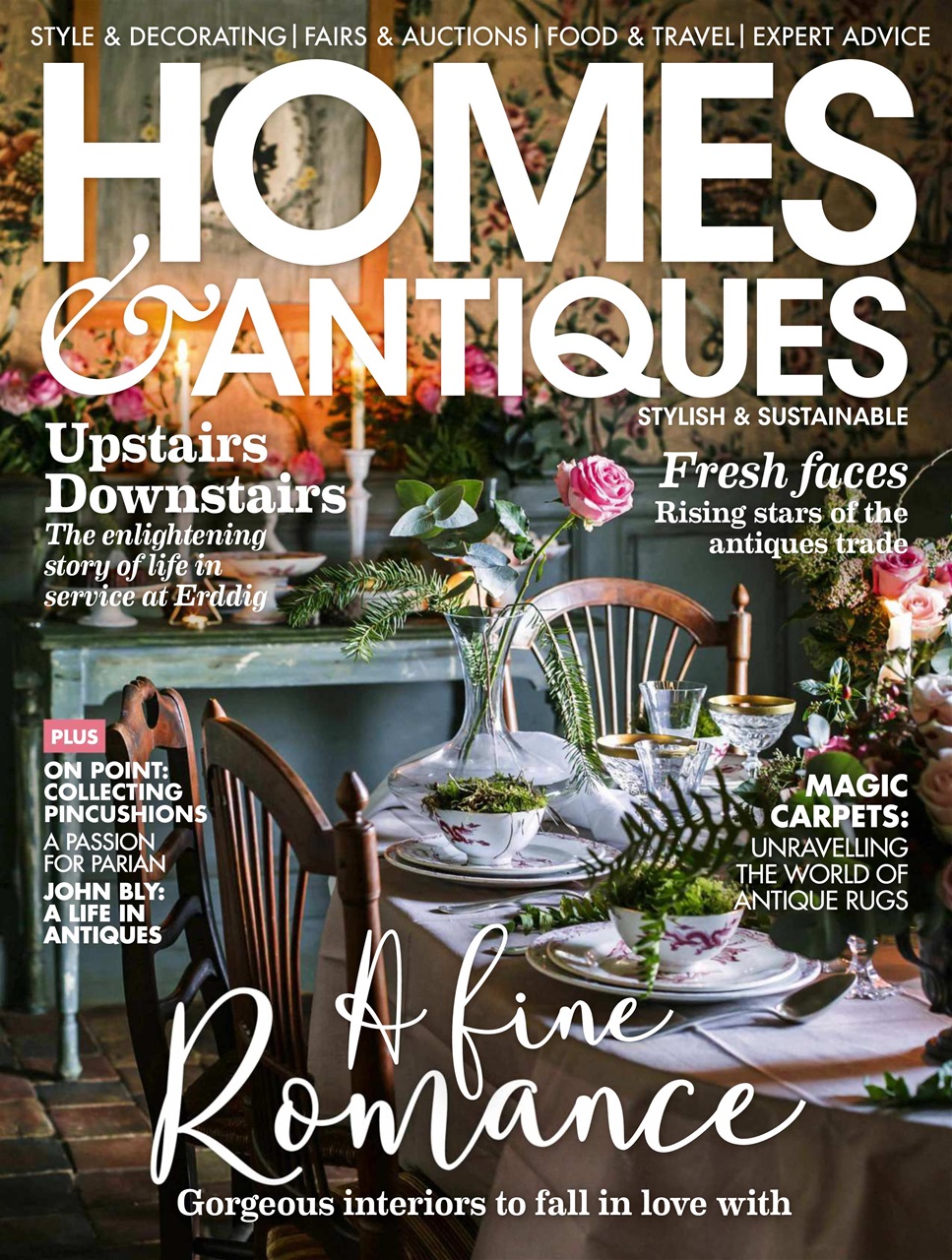 Homes & Antiques Magazine Preview Pages