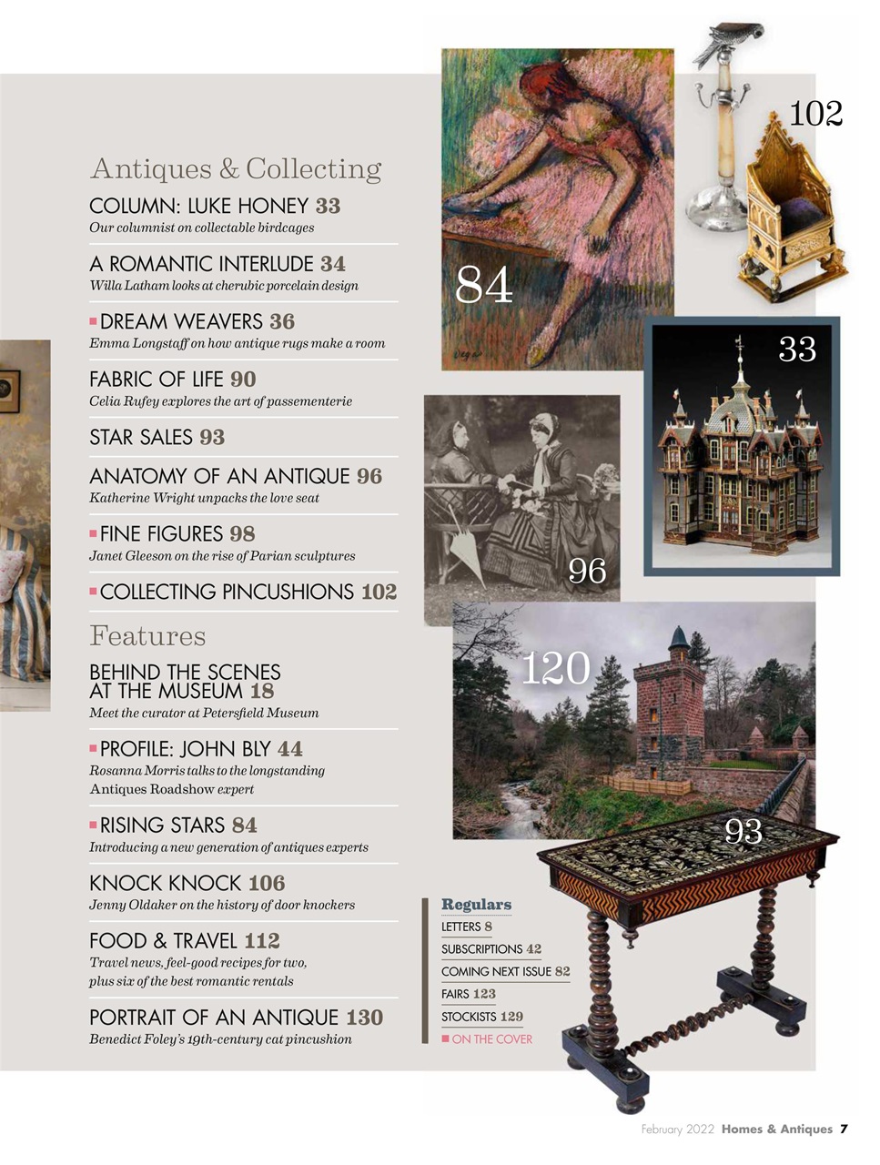 Homes & Antiques Magazine Preview Pages