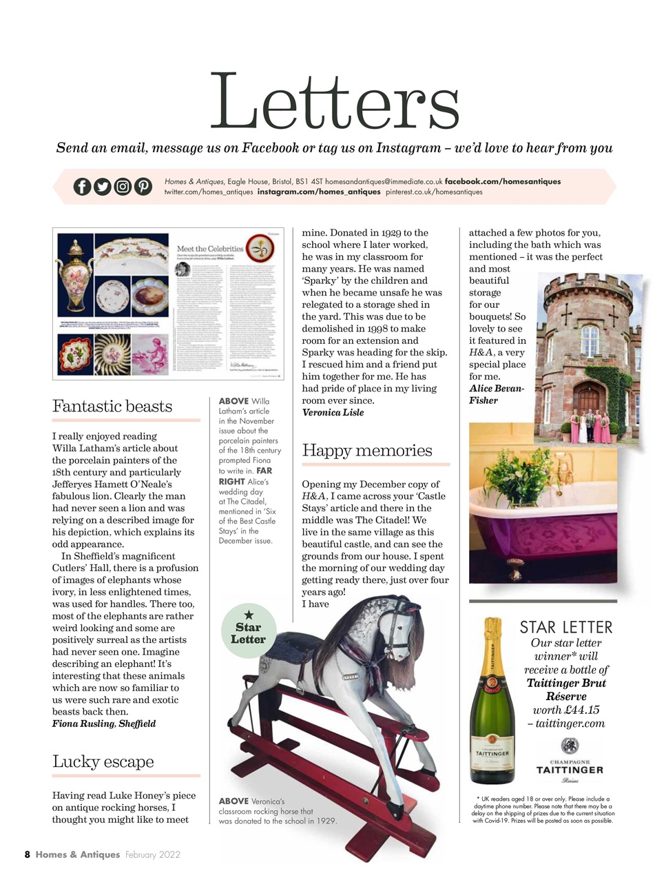Homes & Antiques Magazine Preview Pages