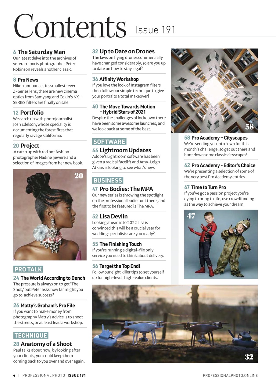 Professional Photo Preview Pages