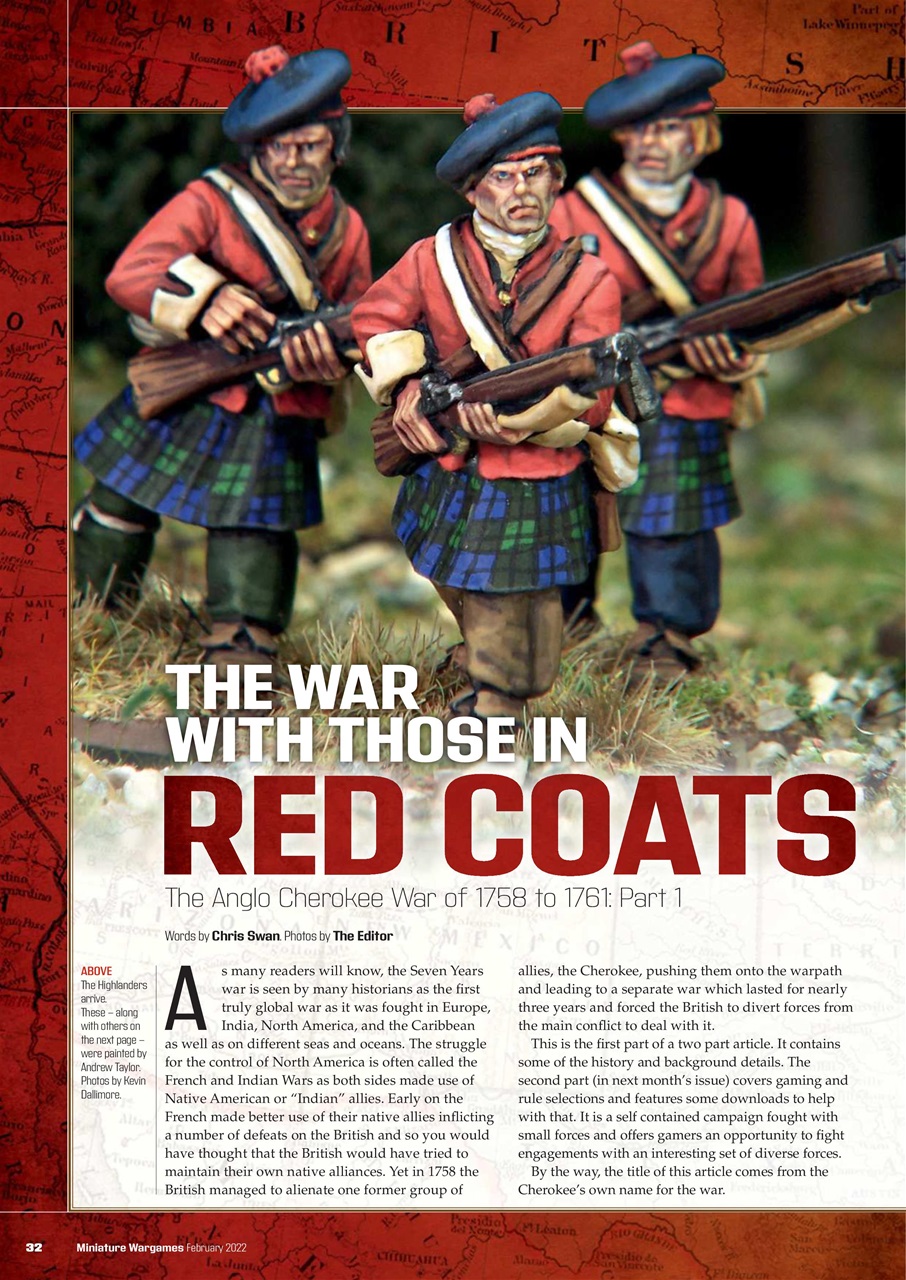 Miniature Wargames Preview Pages