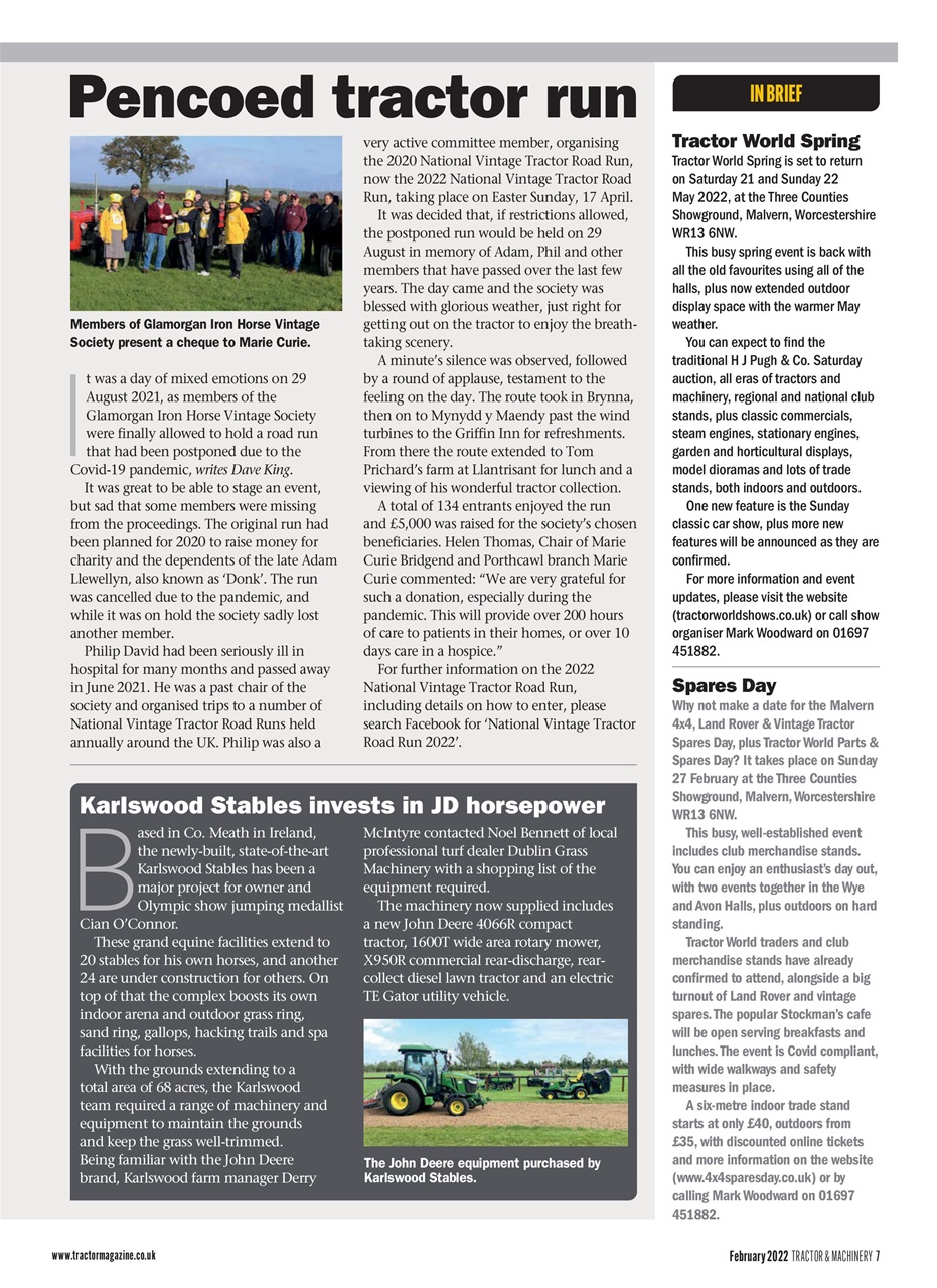 Tractor & Machinery Preview Pages