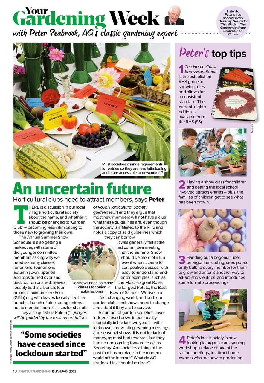 Amateur Gardening Preview Pages