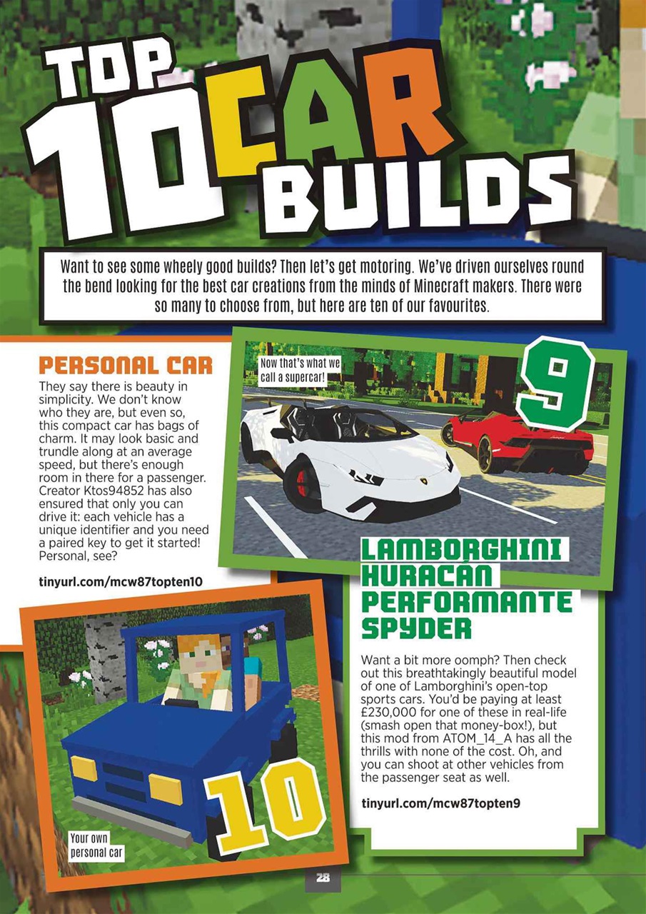 Minecraft World Preview Pages