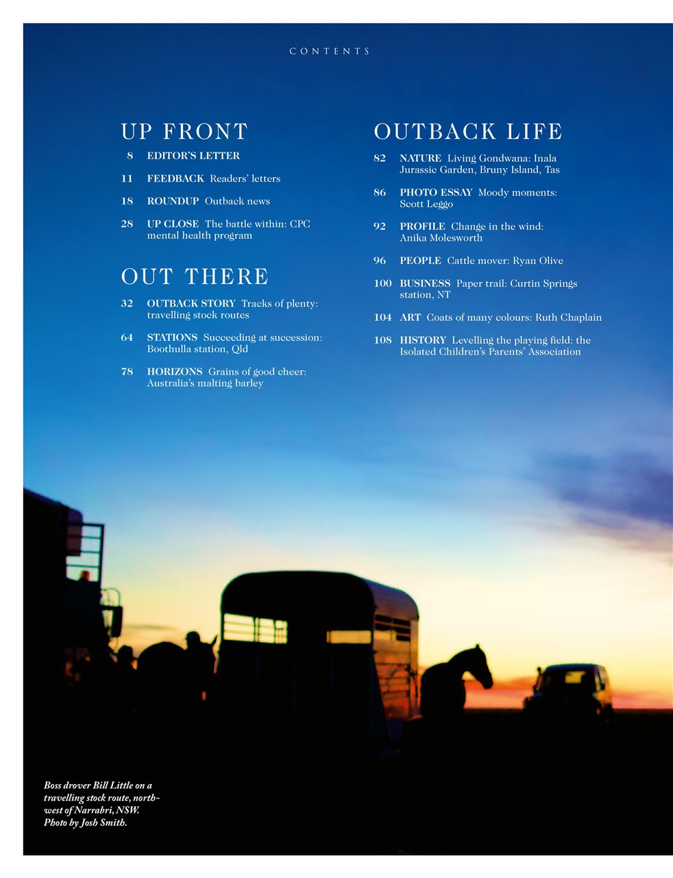OUTBACK Magazine Preview Pages