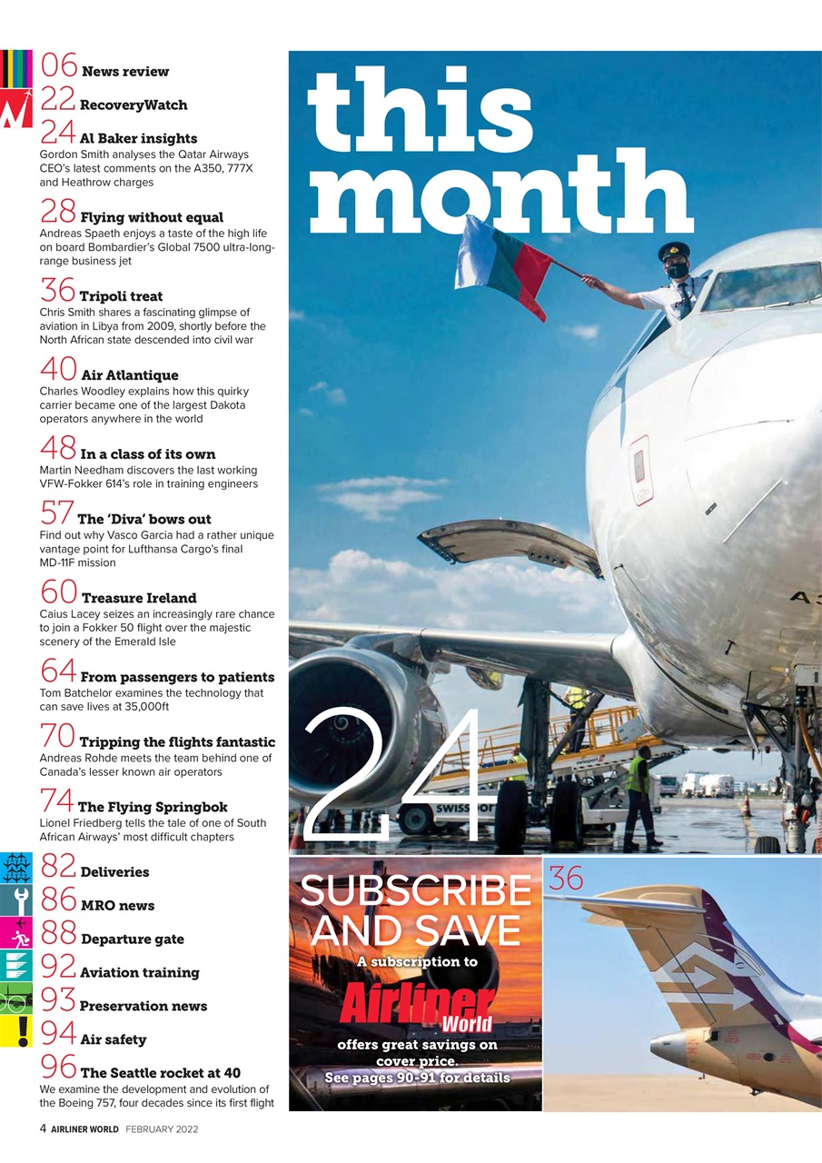 Airliner World Preview Pages
