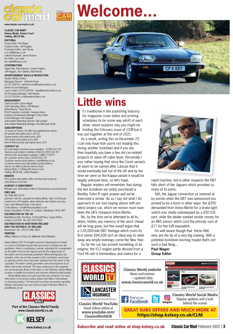 Classic Car Mart Preview Pages