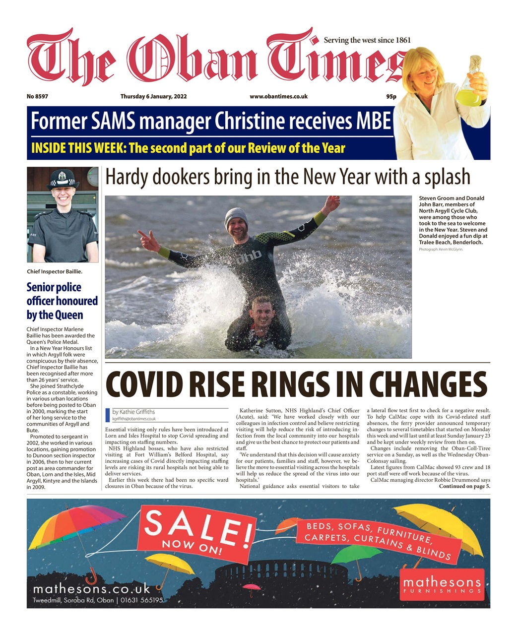 The Oban Times & Lochaber Times Preview Pages