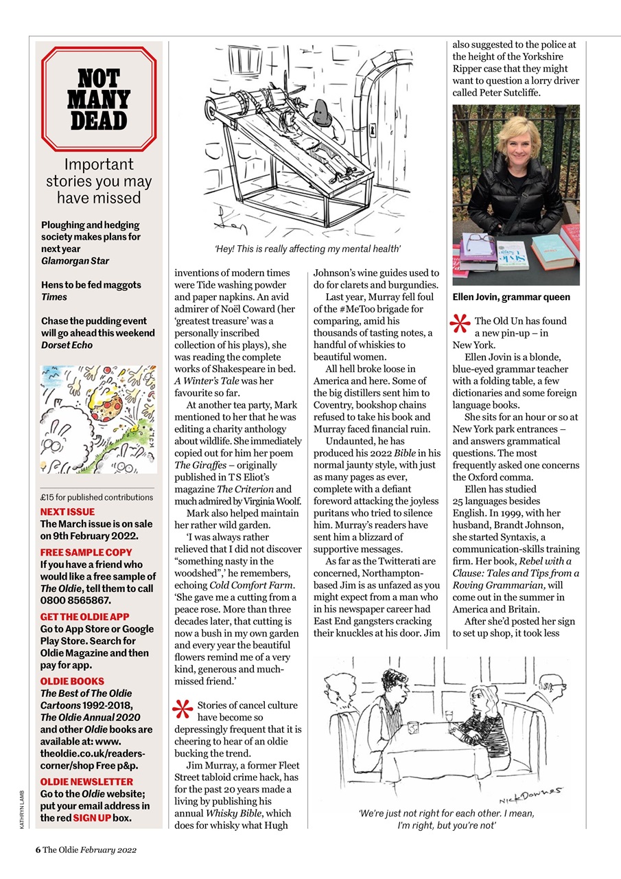 The Oldie Preview Pages