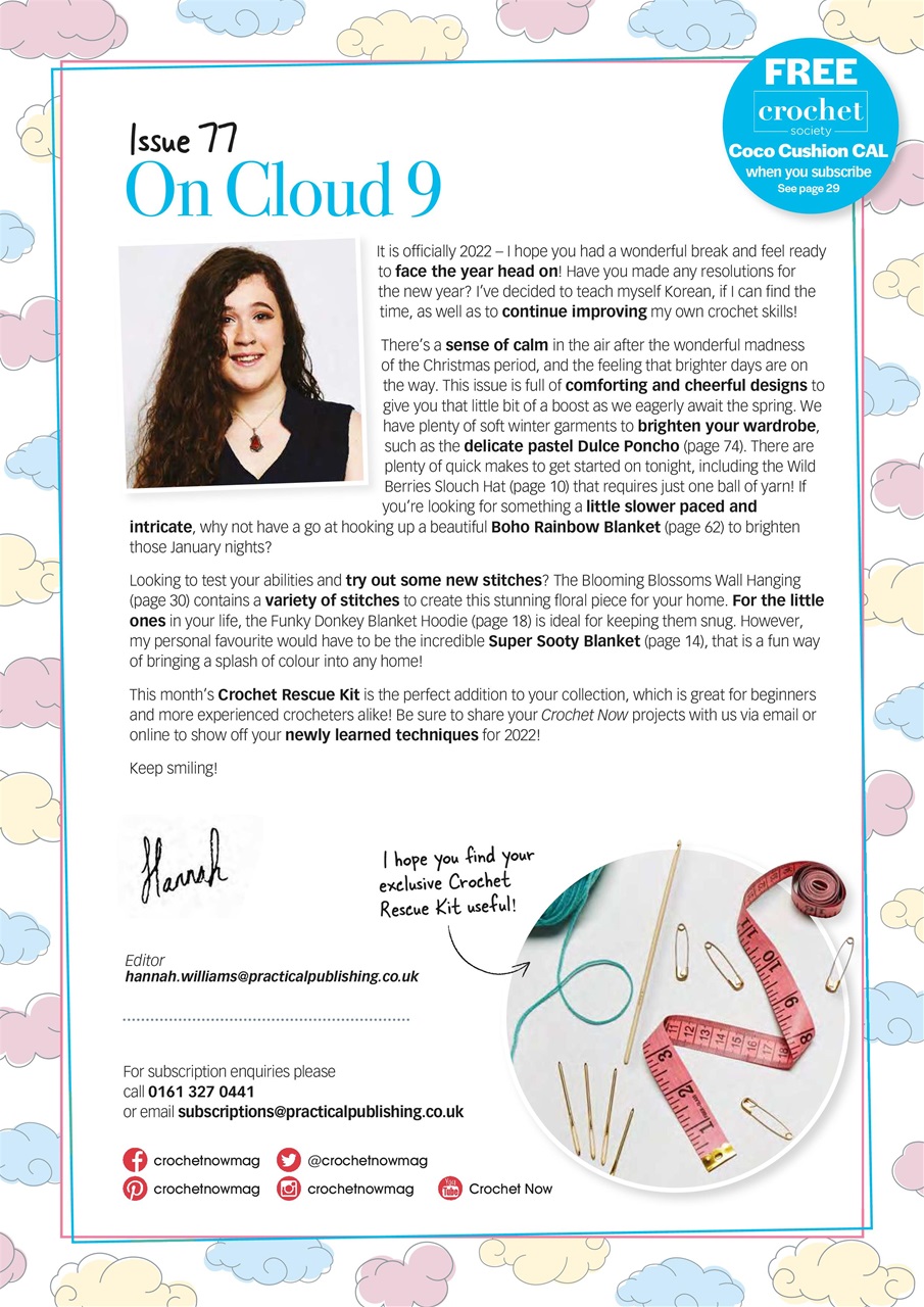 Crochet Now Magazine Preview Pages