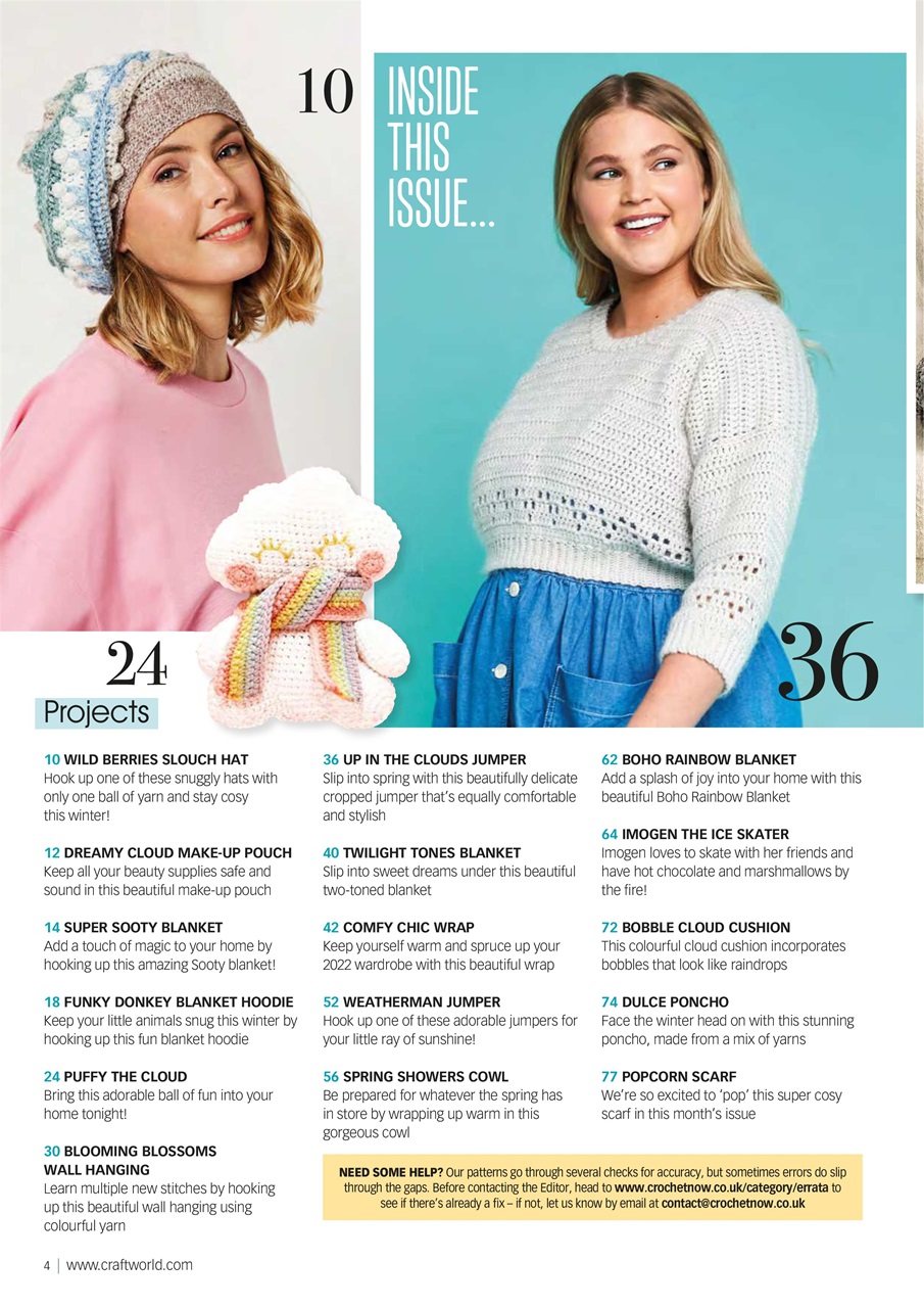 Crochet Now Magazine Preview Pages