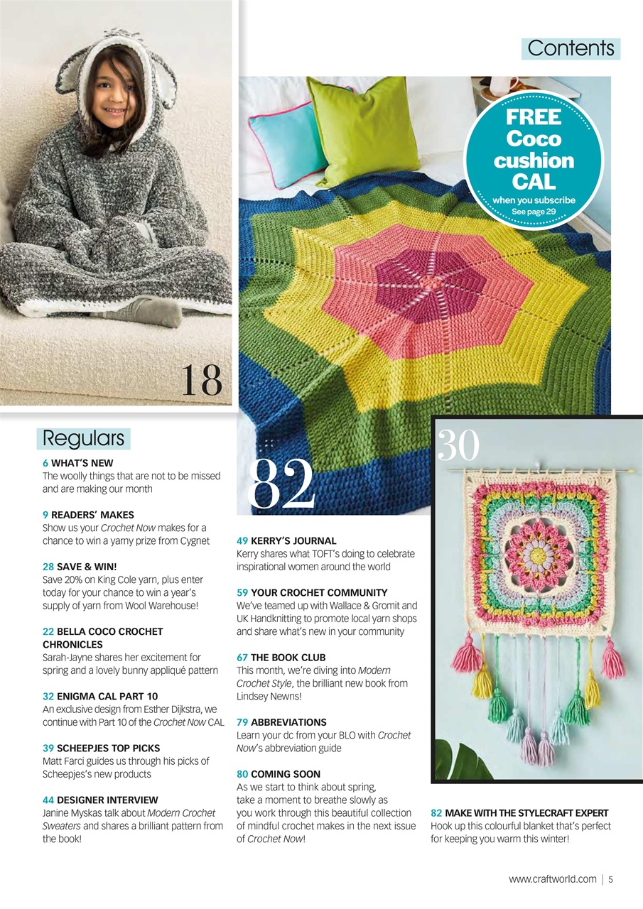 Crochet Now Magazine Preview Pages