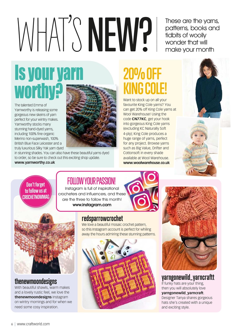 Crochet Now Magazine Preview Pages