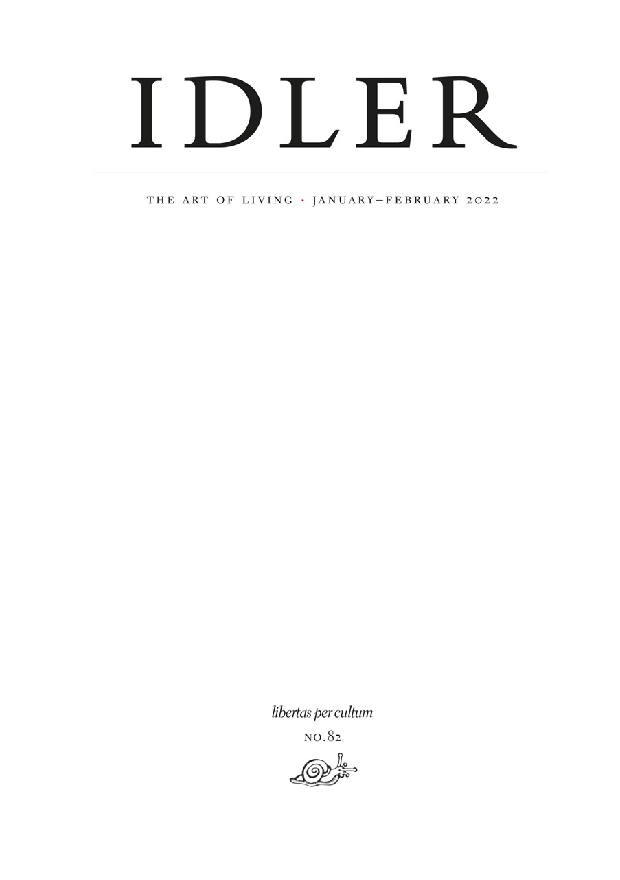 The Idler Magazine Preview Pages