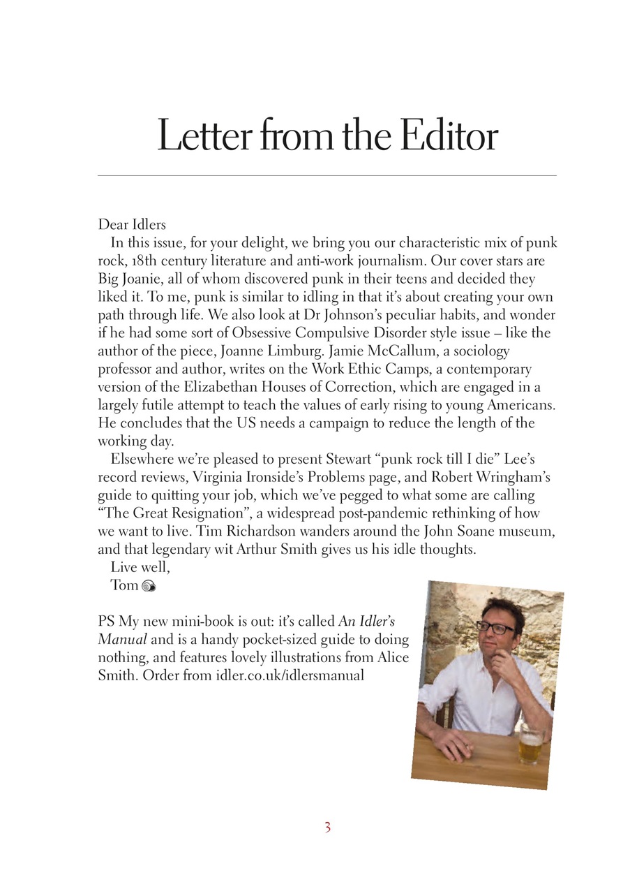 The Idler Magazine Preview Pages